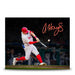 Austin Hays Blackout Swing Autographed Philadelphia Phillies 8" x 10" Baseball Photo - for just $19! 