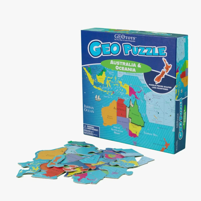 Australia & Oceania GeoPuzzle 70 Piece Jigsaw Puzzle Geotoys - for just $21.99! 