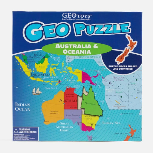 Australia & Oceania GeoPuzzle 70 Piece Jigsaw Puzzle Geotoys - for just $21.99! 