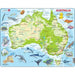 Australia Topographic Map 65 Piece Tray Jigsaw Puzzle Larsen - for just $11.99! 
