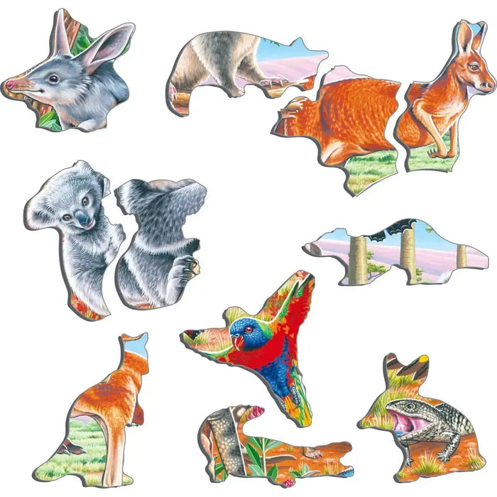 Australian Wildlife 60 Piece Tray Jigsaw Puzzle Larsen - for just $11.99! 