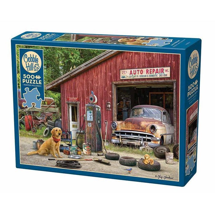 Auto Repair 500 Piece Jigsaw Puzzle Cobble Hill - for just $17.99! 