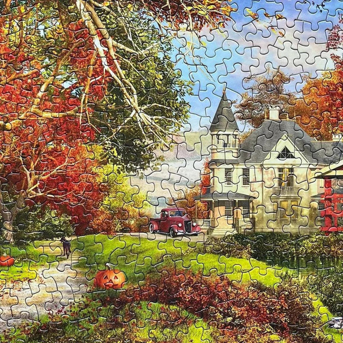 Autumn Barn 1000 Piece Jigsaw Puzzle Springbok - for just $19.99! 