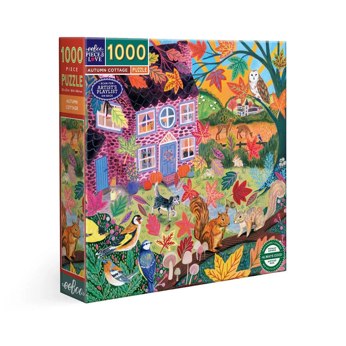 Autumn Cottage 1000 Piece Jigsaw Puzzle eeBoo - for just $26.99! 
