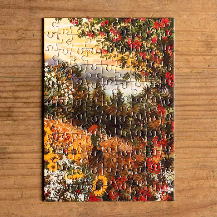 Autumn Foraging 99 Piece Mini Jigsaw Puzzle Trevell - for just $11.99! 