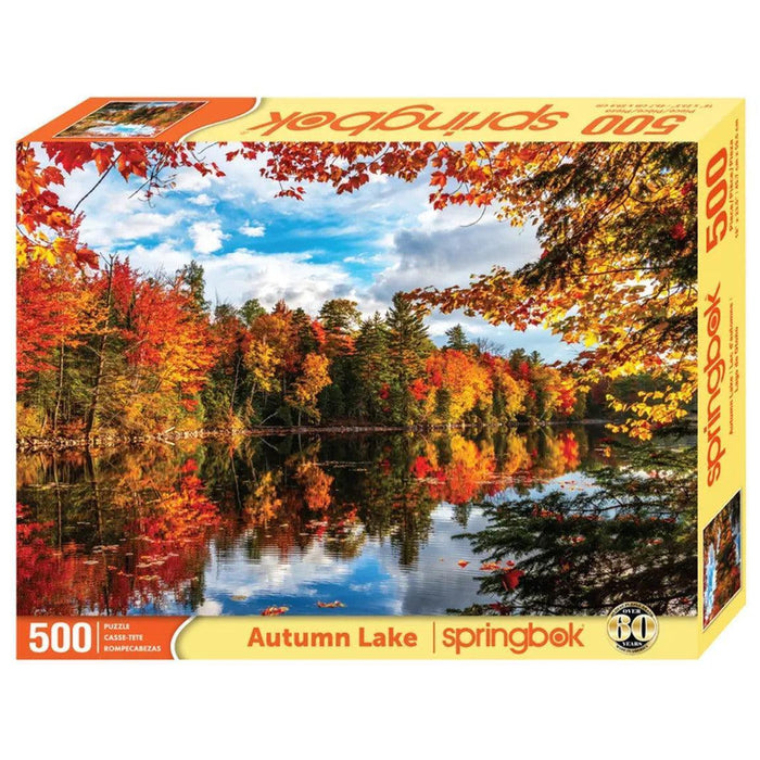 Autumn Lake 500 Piece Jigsaw Puzzle Springbok - for just $17.99! 