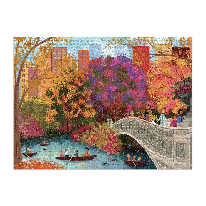 Autumn on Bow Bridge 1000 Piece Jigsaw Puzzle Galison - for just $19.99! 