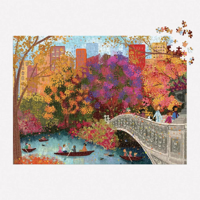 Autumn on Bow Bridge 1000 Piece Jigsaw Puzzle Galison - for just $19.99! 