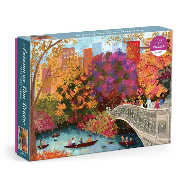Autumn on Bow Bridge 1000 Piece Jigsaw Puzzle Galison - for just $19.99! 
