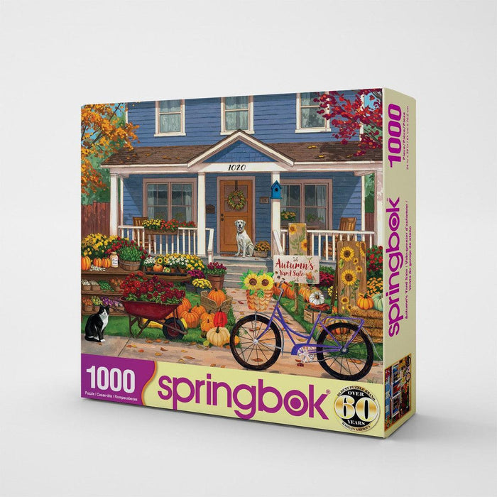 Autumn's Yard Sale 1000 Piece Jigsaw Puzzle Springbok - for just $19.99! 