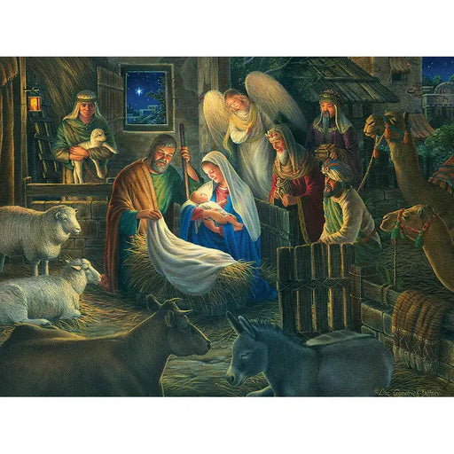 Away in a Manger 500 Piece Jigsaw Puzzle Cobble Hill - for just $17.99! 