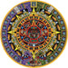 Aztec Sun Stone 1000 Piece Circular Jigsaw Puzzle Pomegranate - for just $24.99! 