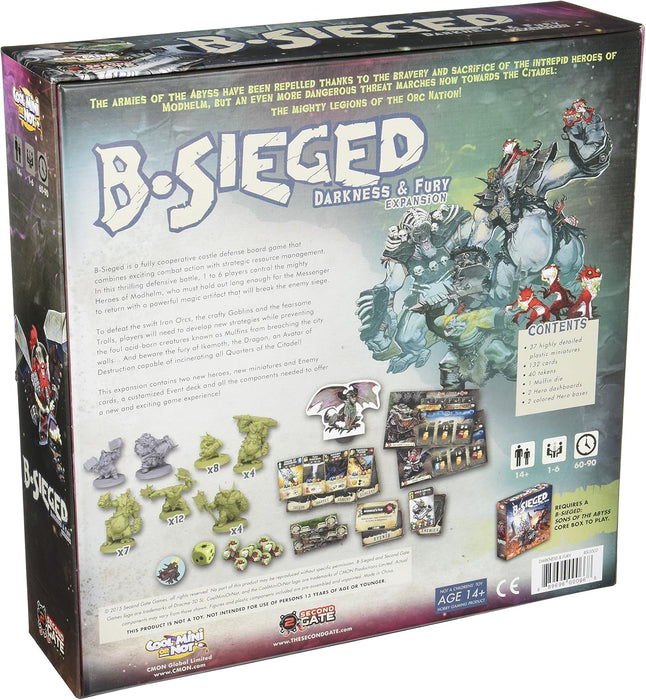 B-Sieged Darkness & Fury Board Game Expansion - for just $59.99! 
