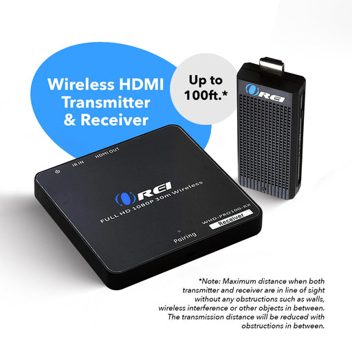 Wireless HDMI Extender Transmitter Dongle & Receiver @1080P up to 100 Feet (WHD-PRO100-K) - Premium Wireless Extender - Just $179.99! Shop now at Retro Gaming of Denver