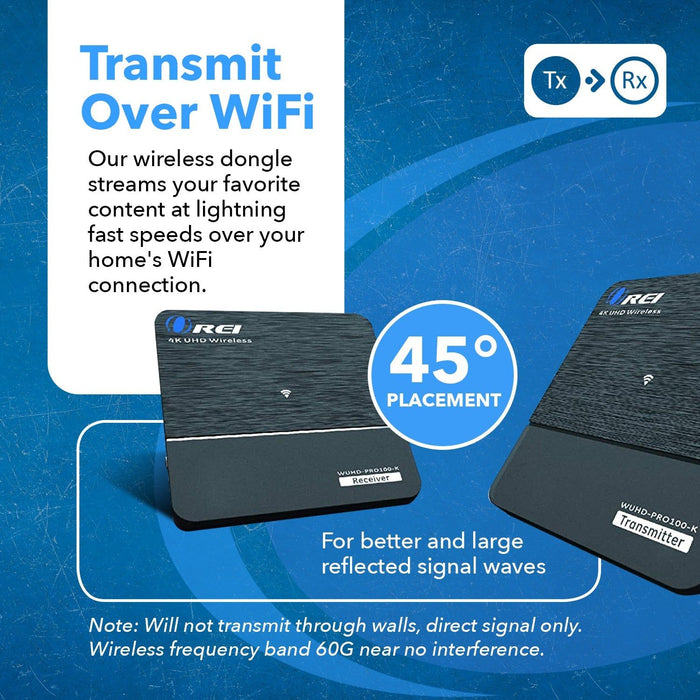 4K Wireless HDMI Transmitter & Receiver Extender by OREI - Up to 100 Feet - 0 Latency - Perfect for Streaming from Laptop, PC, Cable, Netflix, YouTube, PS4 to HDTV/Projector (WUHD-PRO100-K) - Just $249.99! Shop now at Retro Gaming of Denver