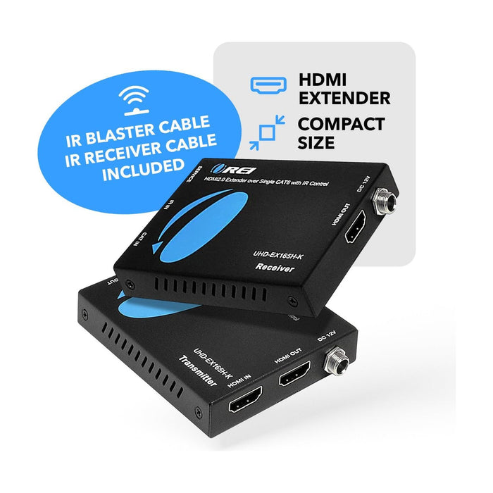 4K HDMI Extender Over Cat6/7 Cable upto 165 ft - IR & Loop-out (UHD-EX165H-K) - Just $99.99! Shop now at Retro Gaming of Denver