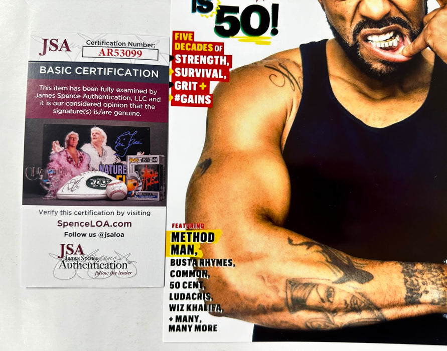 Rapper Method Man Signed Mens Health Hip Hop 8x10 Photo With JSA COA Wu-Tang - for just $100! 