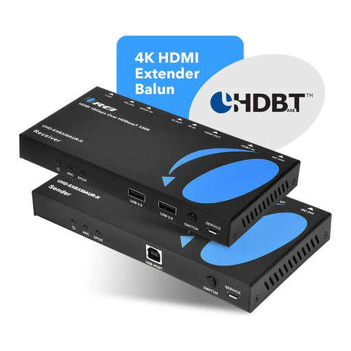 4K HDBaseT HDMI Extender Over CAT5e/6/7 with ARC/eARC & KVM Control up to 330 Ft (UHD-EXB330AUR-K) - Just $389.99! Shop now at Retro Gaming of Denver