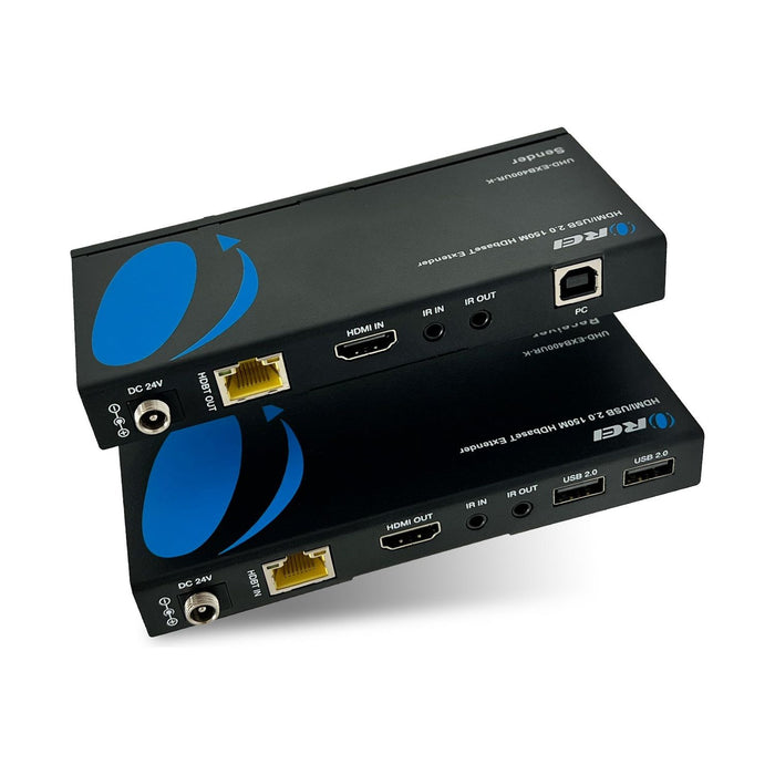 HDMI Extender with HDBaseT Over CAT5e/6/7 Up to 400 Ft - IR Control & Keyboard & Mouse Over Network (UHD-EXB400UR-K) - Just $249.99! Shop now at Retro Gaming of Denver