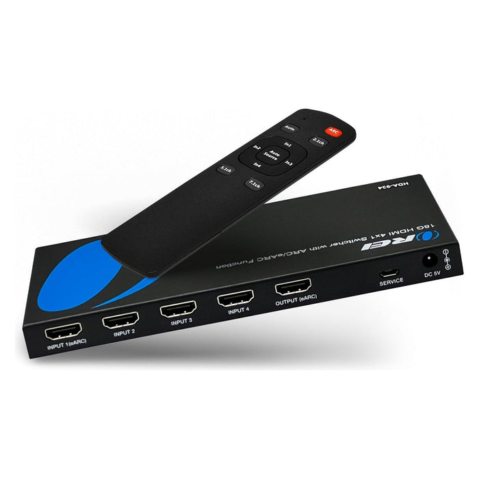 4K HDMI Audio Extractor Switch With ARC/eARC and EDID management (HDA-934) - Just $99.99! Shop now at Retro Gaming of Denver