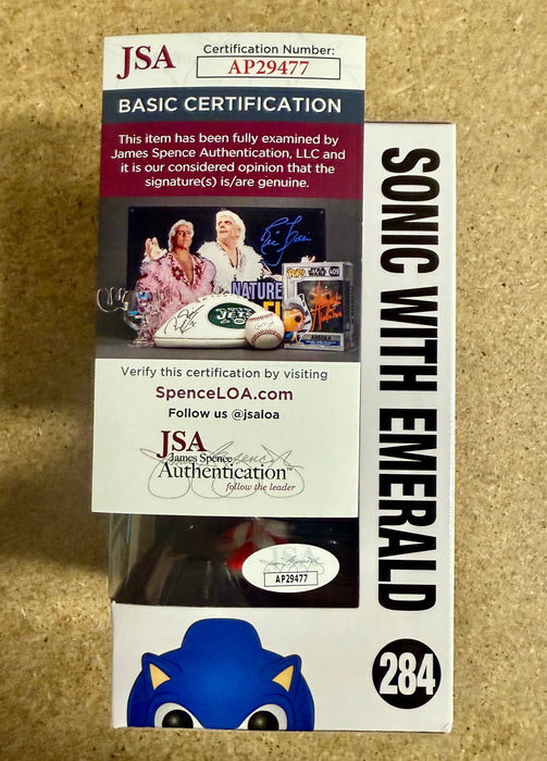 Tahj Mowry Signed Sonic The Hedgehog Funko Pop! #284 With JSA COA - for just $90! 