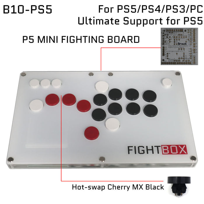 FightBox B10 All Button Leverless Arcade Game Controller for PC/PS/XBOX/SWITCH - Just $99.99! Shop now at Retro Gaming of Denver