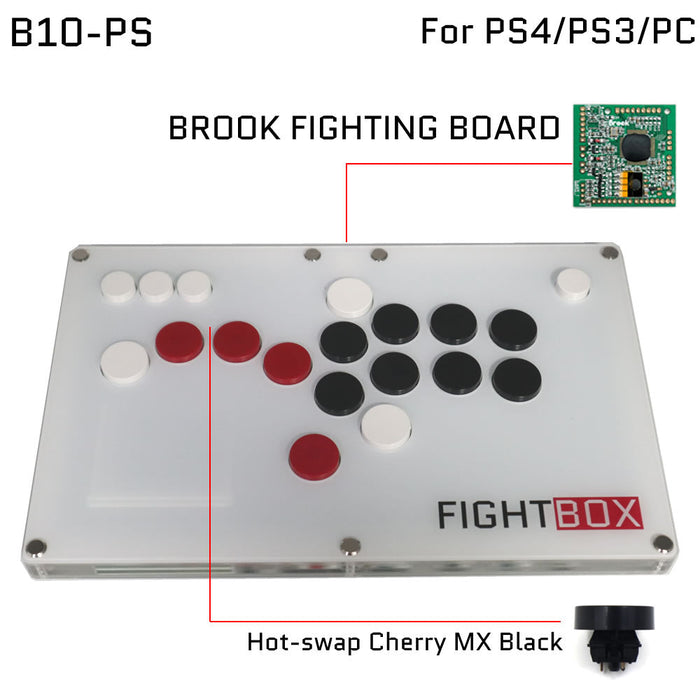 FightBox B10 All Button Leverless Arcade Game Controller for PC/PS/XBOX/SWITCH - Just $99.99! Shop now at Retro Gaming of Denver