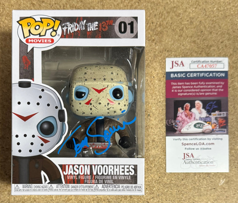 Tom Savini Signed Jason Voorhees Friday The 13th Funko Pop! #01 With JSA COA - for just $100! 