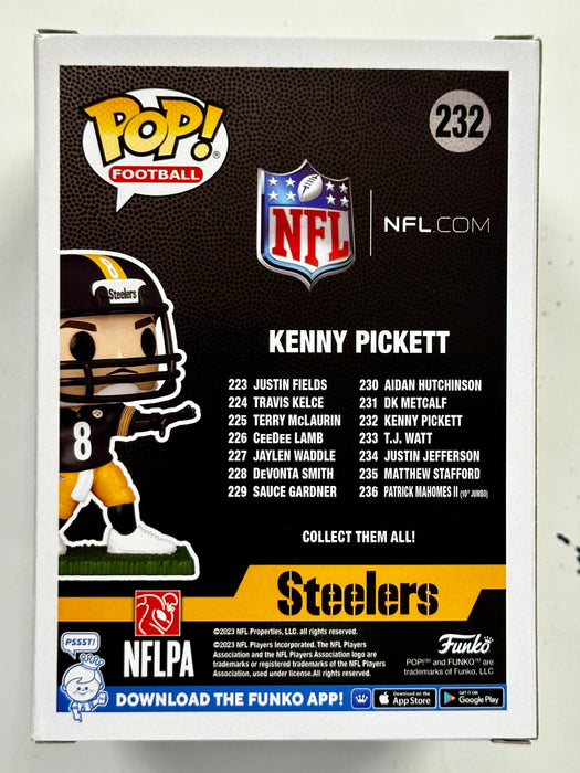 Funko Pop! Football Kenny Pickett #232 NFL Pittsburgh Steelers 2023 Fanatics Exclusive - for just $35! 