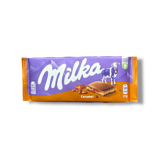 Milka Chocolate Bar with Creamy Caramel Filling - Irresistibly Delicious Treat - for just $3.99! 