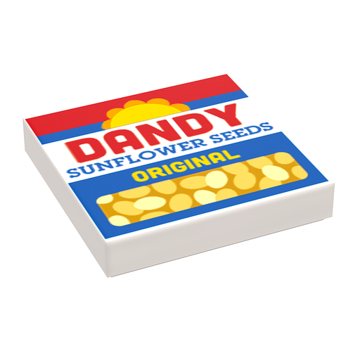 Dandy Sunflower Seeds 2x2 Tile (LEGO) - Premium  - Just $1.50! Shop now at Retro Gaming of Denver