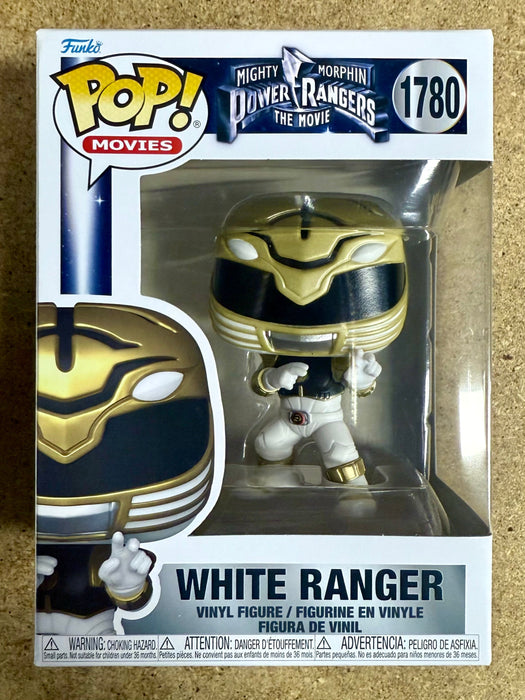 Funko Pop! Movies White Power Ranger #1780 Mighty Morphin The Movie (1995) 2025 - for just $15! 