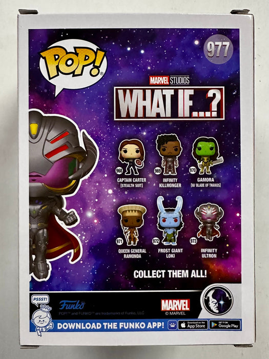Funko Pop! Metallic Infinity Ultron #977 Marvel Studios What If? 2022 Exclusive - for just $10! 