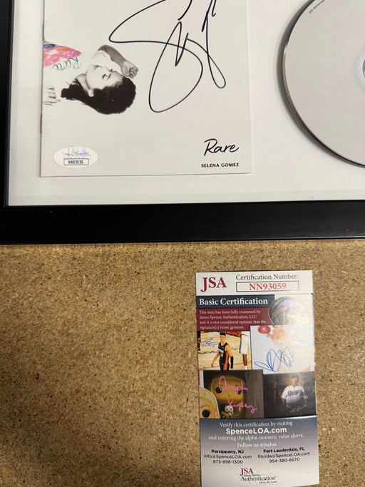 Singer & Actress Selena Gomez Signed Rare Framed CD Booklet With JSA COA - for just $175! 