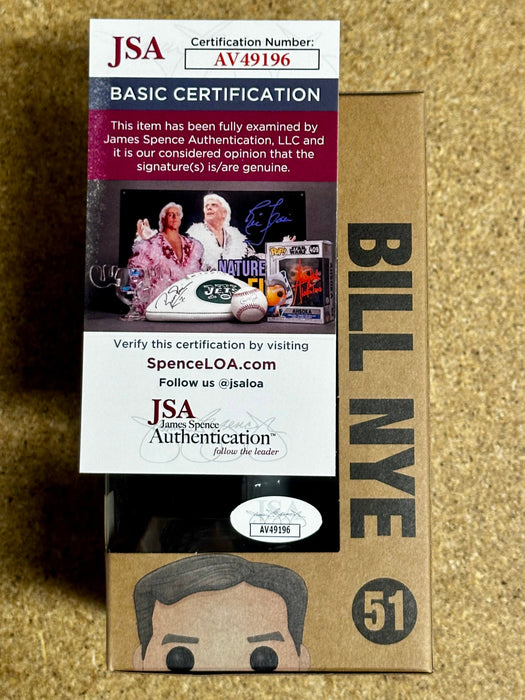 Bill Nye The Science Guy #51 Signed Earth Day Vaulted Funko Pop! With JSA COA - for just $375! 