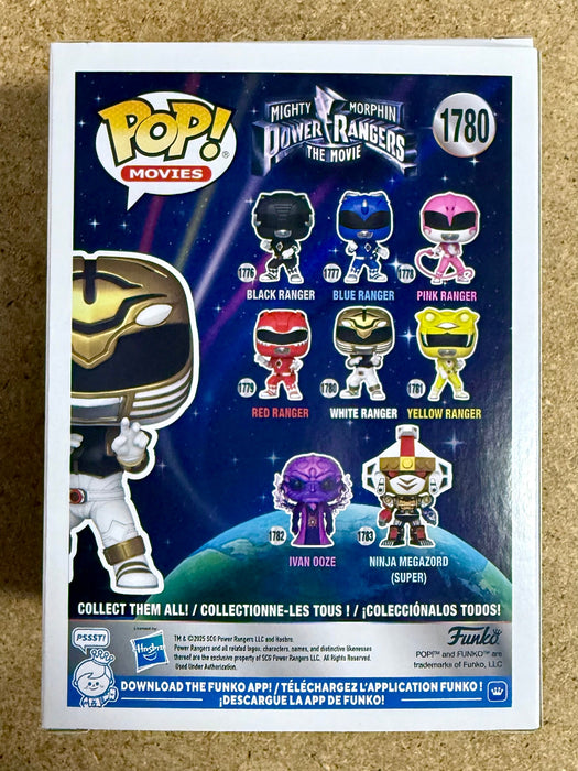 Funko Pop! Movies White Power Ranger #1780 Mighty Morphin The Movie (1995) 2025 - for just $15! 