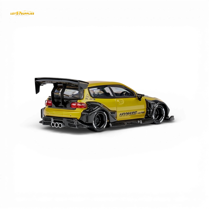 DCM Civic EG Ver.1 Gold Carbon Fiber Short Tail 1:64 - for just $36.99! 