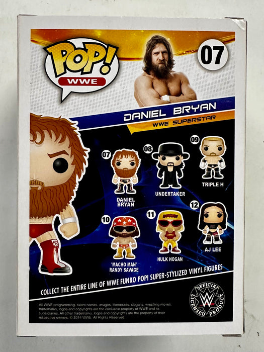 WWE Daniel Bryan Signed Funko Pop! (Red) #07 Vaulted 2014 Danielson With JSA COA - for just $240! 