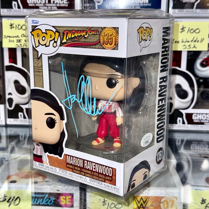 Karen Allen Signed Marion Ravenwood Indiana Jones Funko Pop! #1351 With JSA COA - for just $140! 