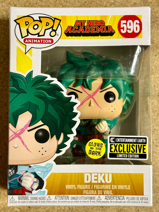 Funko Pop! Deku (Full Cowling) #596 My Hero Academia MHA 2019 EE Glow Exclusive - for just $15! 