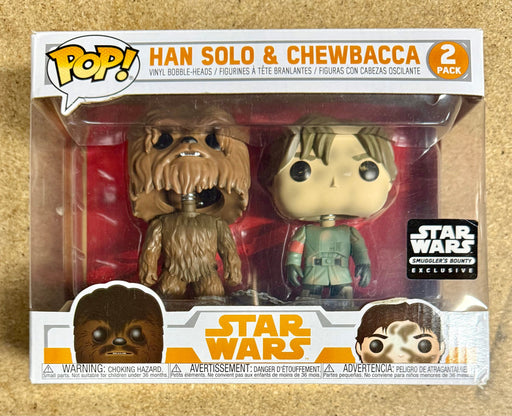 Funko Pop! Han Solo & Chewbacca Chained 2-Pack Star Wars 2018 Vaulted Exclusive - for just $15! 