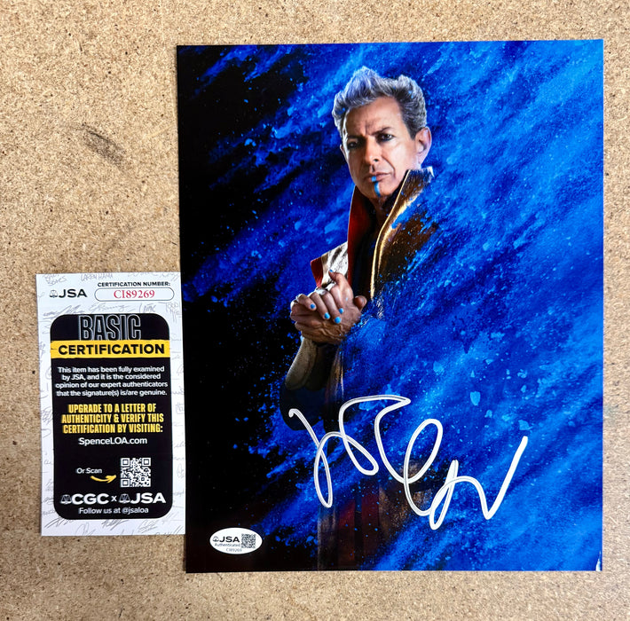 Jeff Goldblum Signed 8x10 Photo Thor Ragnarok Grandmaster JSA COA Autographed - for just $90! 