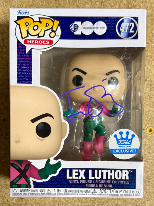 Jesse Eisenberg Signed DC Lex Luthor Funko Pop! #472 Exclusive With JSA COA - for just $85! 