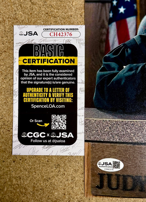 Judge Judy Signed Television Judith Sheindlin 8x10 Photo With JSA COA - for just $150! 