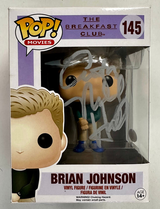 Anthony Michael Hall Signed Brian Johnson Breakfast Club Funko Pop! #145 JSA COA - for just $165! 