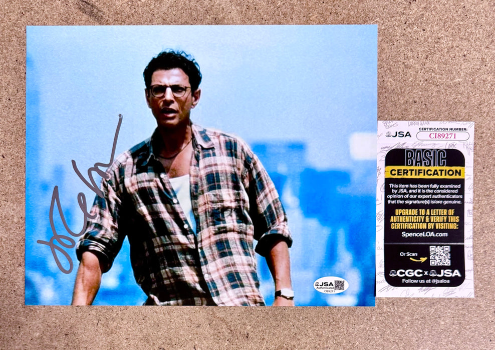 Jeff Goldblum Signed David Levinson Independence Day 8x10 Photo With JSA COA - for just $90! 