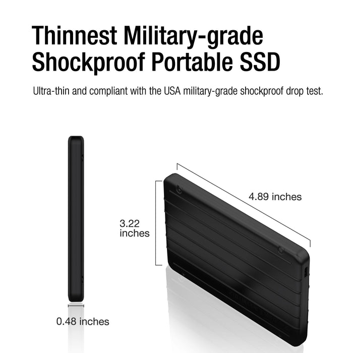 Silicon Power Bolt B75 Pro 4TB USB-C 3.2 Gen 2 External Portable Solid State Drive - for just $339.97! 