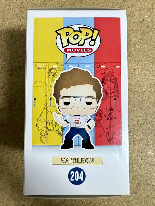 Jon Heder Signed Napoleon Dynamite Vaulted Funko Pop! #204 With JSA COA - for just $350! 