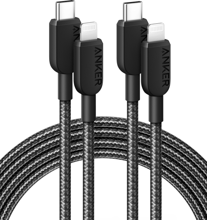 Anker <b>310</b> USB-C to Lightning Cable (6 ft, 2-Pack) - for just $22.99! 