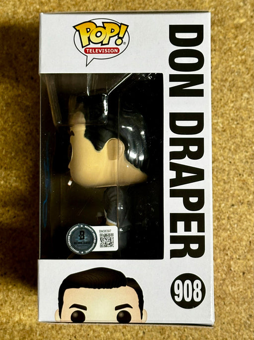 Jon Hamm Signed Don Draper Vaulted 2019 Mad Men Funko Pop! #908 With Beckett COA - for just $200! 